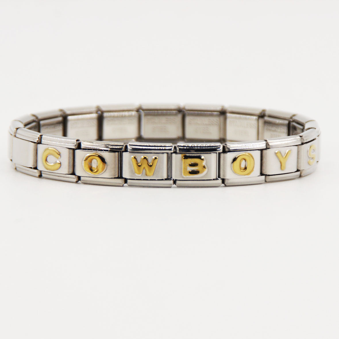 Dallas Cowboys Italian Charm Bracelet – DIY Custom Gift for Fans