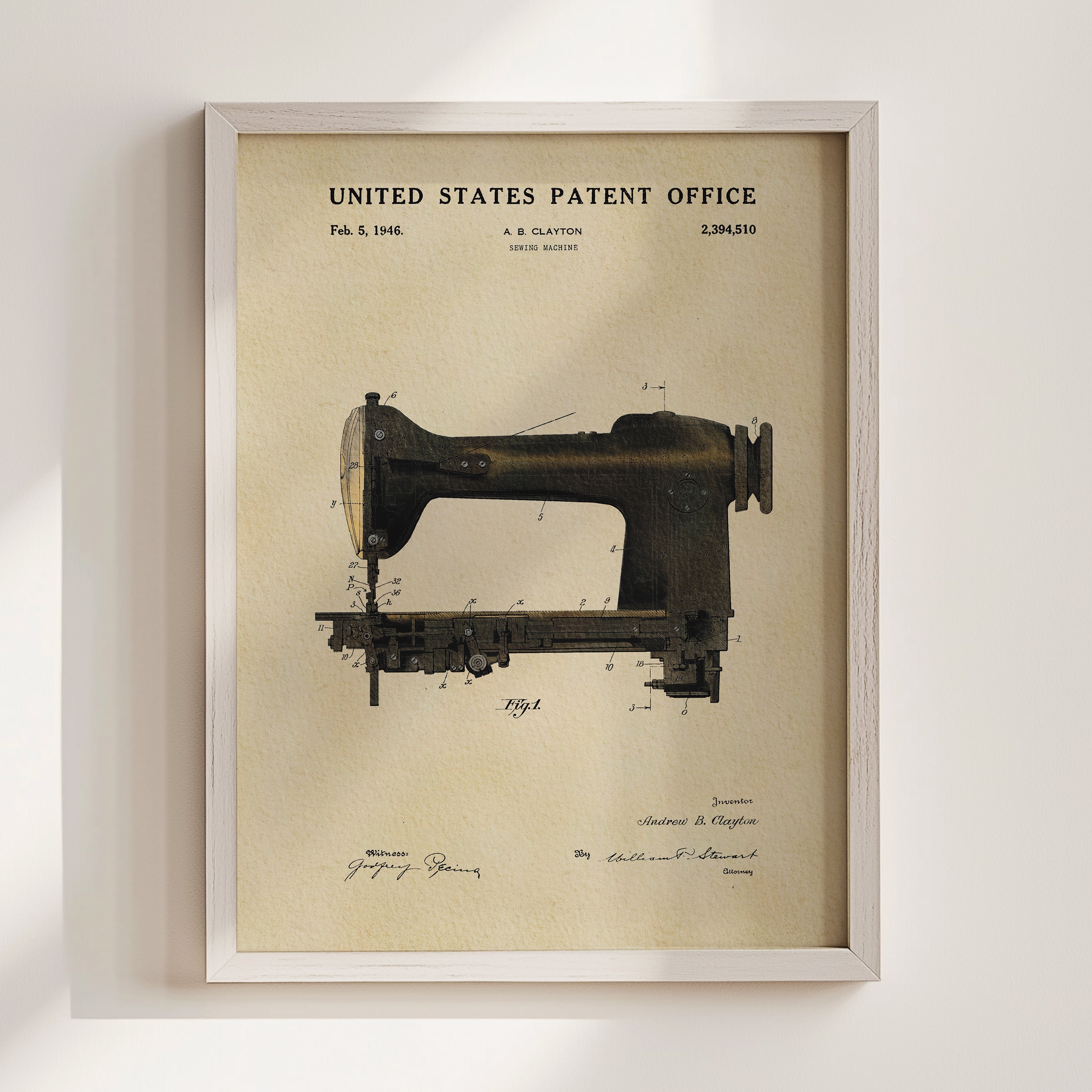 Black Sewing Machine (1946)