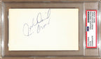 John David Crow Autographed 3x5 Index Card Texs A&M Heisman PSA/DNA 179062