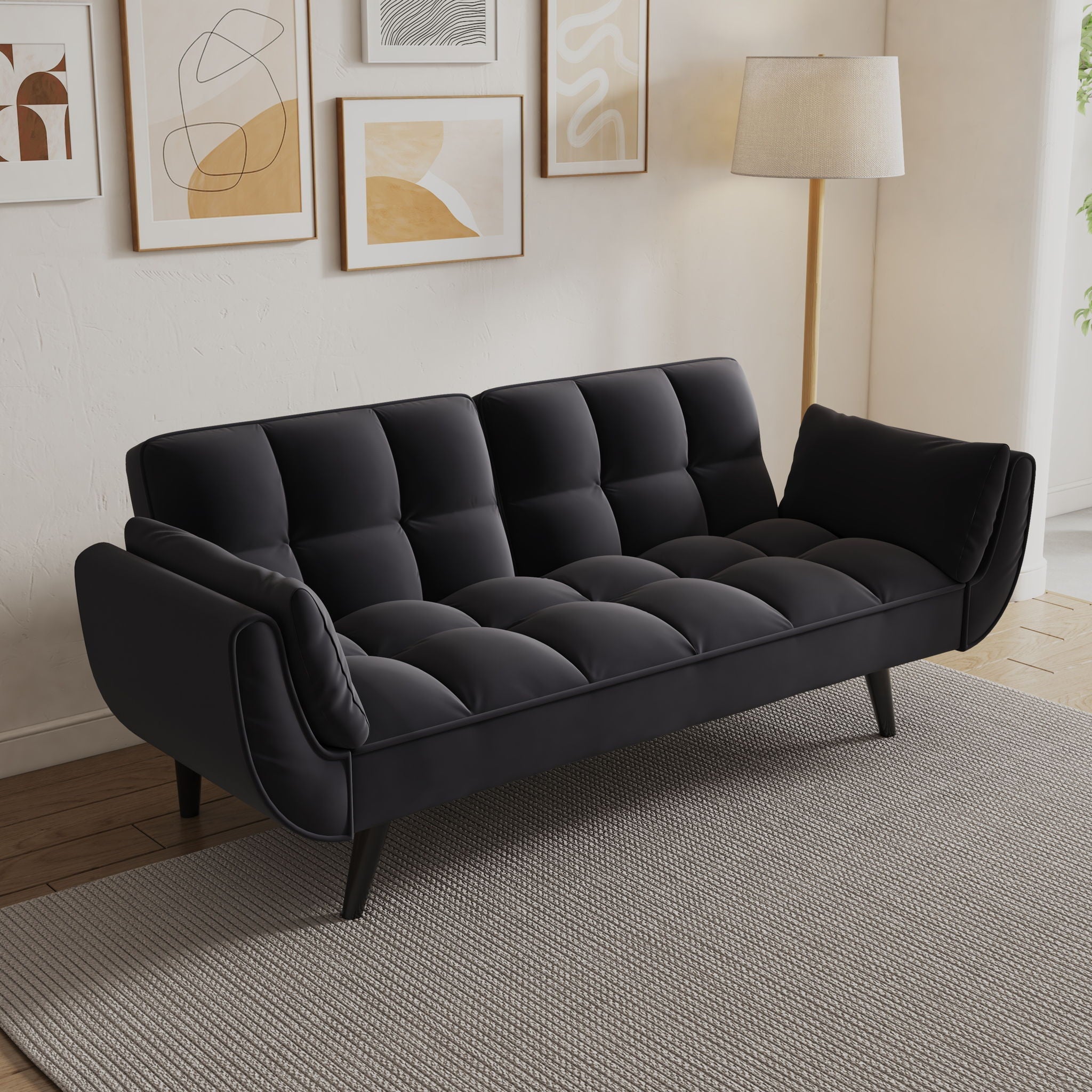 Sofa Soft Two Armrests Throw Pillow Pillow Comfortable Fit