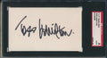 Todd Hamilton PGA 2004 Open Champion Signed 3x5 Index Card SGC 143695