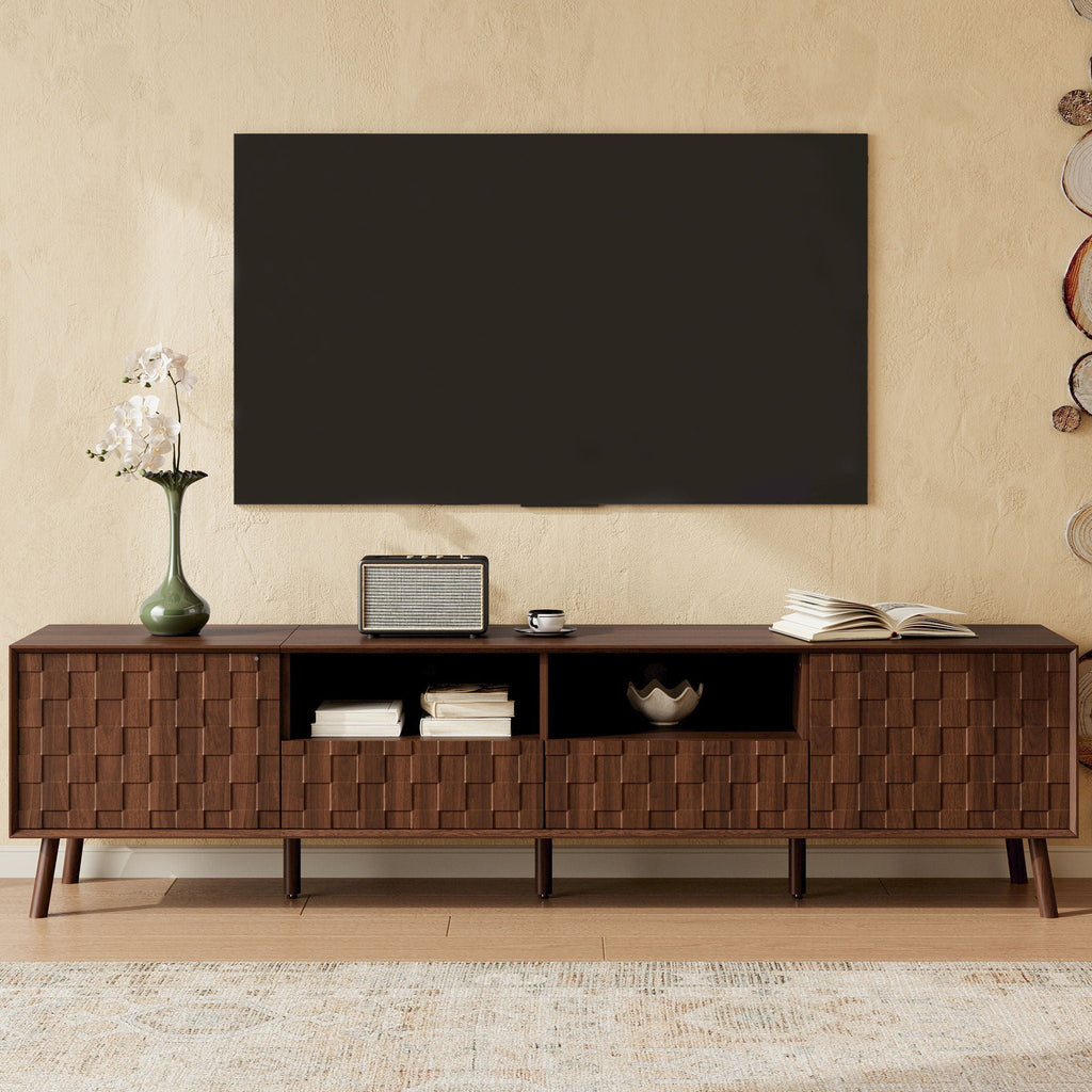 TV Stand With Drawers - Walnut
