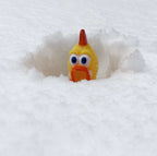 Emotional Support Squeaking Rubber Chicken – Stress Relief with Hilarious Squawk 🐔
