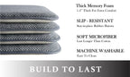 Dan River 2-4 Pack Memory Foam Non-Slip 16x16'' Chair Cushion Pad