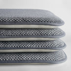 Dan River 2-4 Pack Memory Foam Non-Slip 16x16'' Chair Cushion Pad