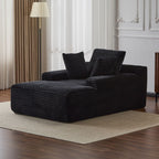 Oversized Chaise Lounge Chair Cozy Cloud Couch With 3 Throw