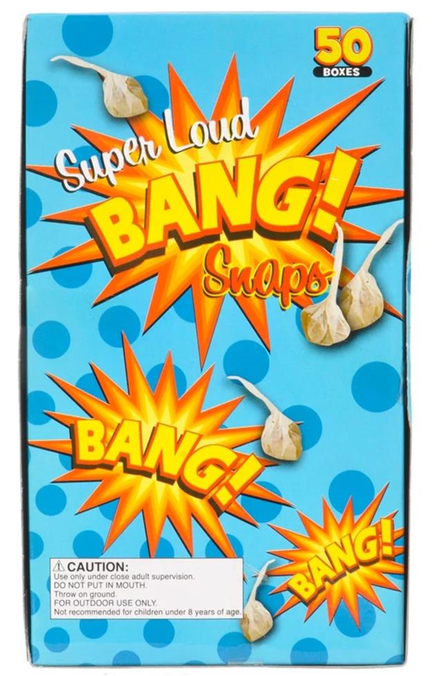 💥Display Case of 2,500 Bang Snaps – Ultimate Bulk Snapper Box for Parties, Pranks & Patriotic Fun!🎇