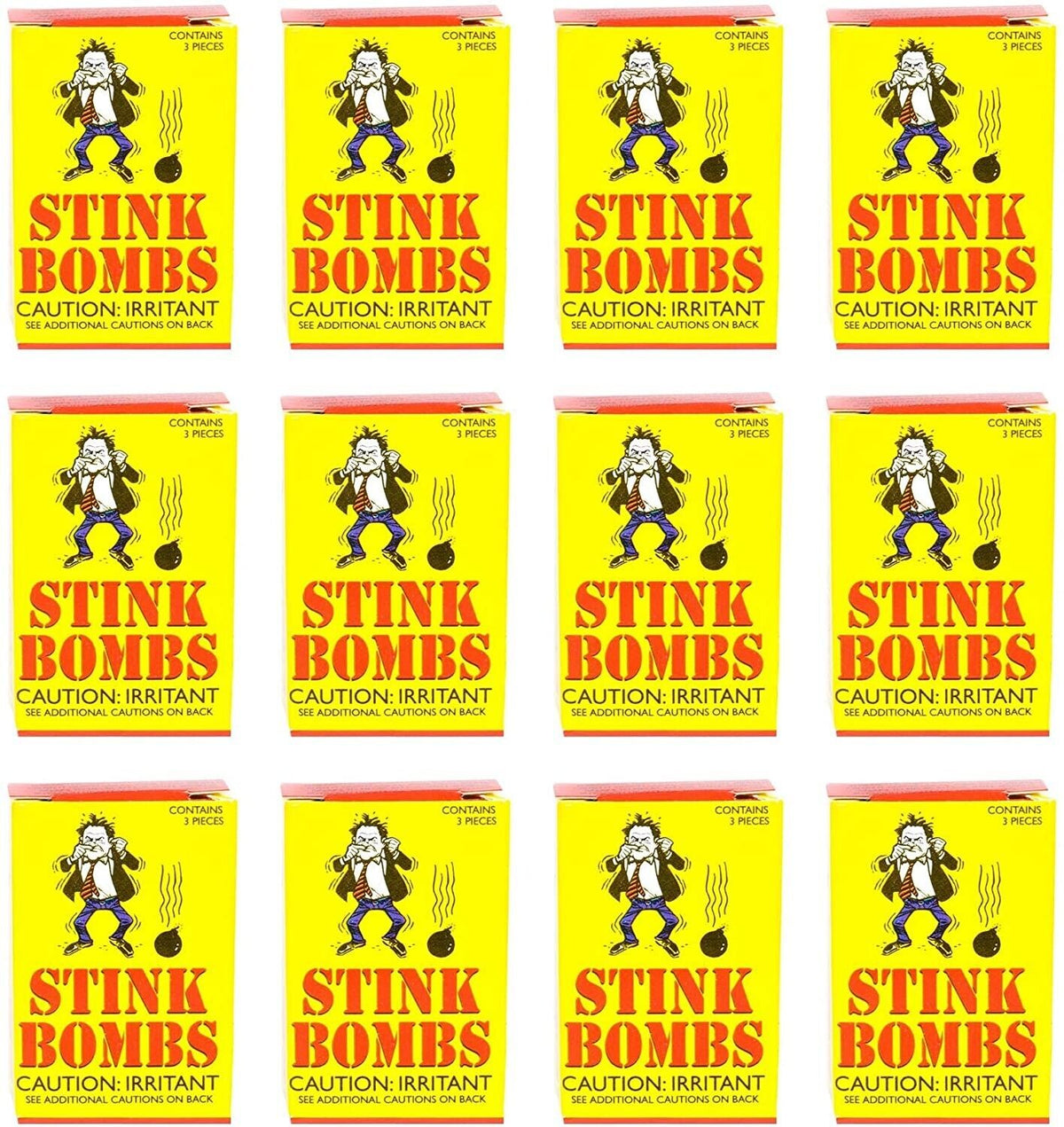 36 Stink Bombs – Super Smelly Gag Prank (12 Boxes of 3) | Funny Joke 💨