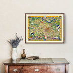 Vintage Map of University of Michigan 1926