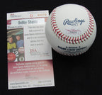 Bobby Shantz Signed/Auto Yankees 100th OML Baseball JSA  186877