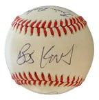 Minnesota Twins Multi-Autographed by 5 Players Babe Ruth League Baseball 179891
