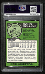 1977/78 TOPPS #65 Doug Collins Auto/Signed Card PSA/DNA 185379