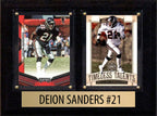 Deion Sanders Score Donruss 2025 2024  2 Card 6" x 8" Plaque Atlanta Falcons