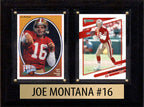 Joe Montana Score Donruss 2025 2024  2 Card 6" x 8" Plaque San Francisco 49ers