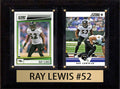 Ray Lewis Score Donruss 2025 2024  2 Card 6" x 8" Plaque Baltimore Ravens