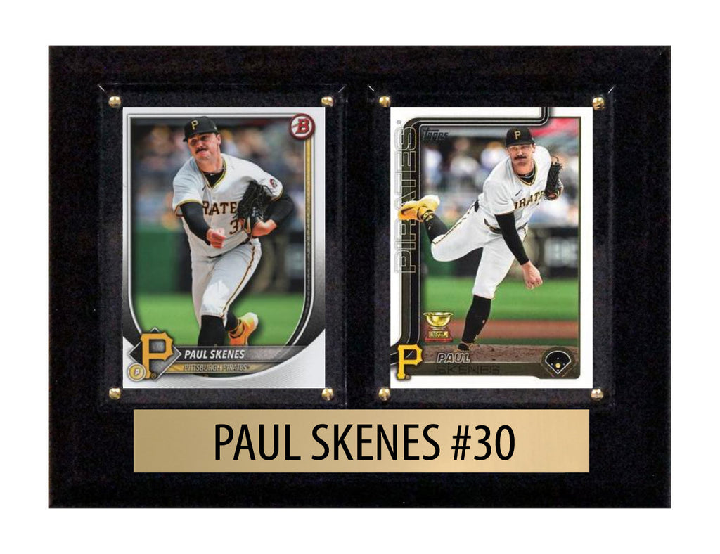 Paul Skenes 2 Card 2025 Topps Bowman Plaque Pittsburgh Pirates