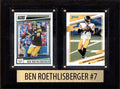 Ben Roethlisberger Score Donruss 2025 2 Card 6" x 8" Plaque Pittsburgh Steelers