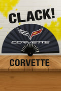 Corvette Clack Fan | Car Enthusiast Folding Hand Fan