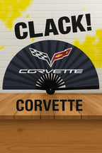 Corvette Clack Fan | Car Enthusiast Folding Hand Fan