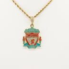 Liverpool Football Club Necklace – LFC Crest Pendant Jewelry Gift for Fans