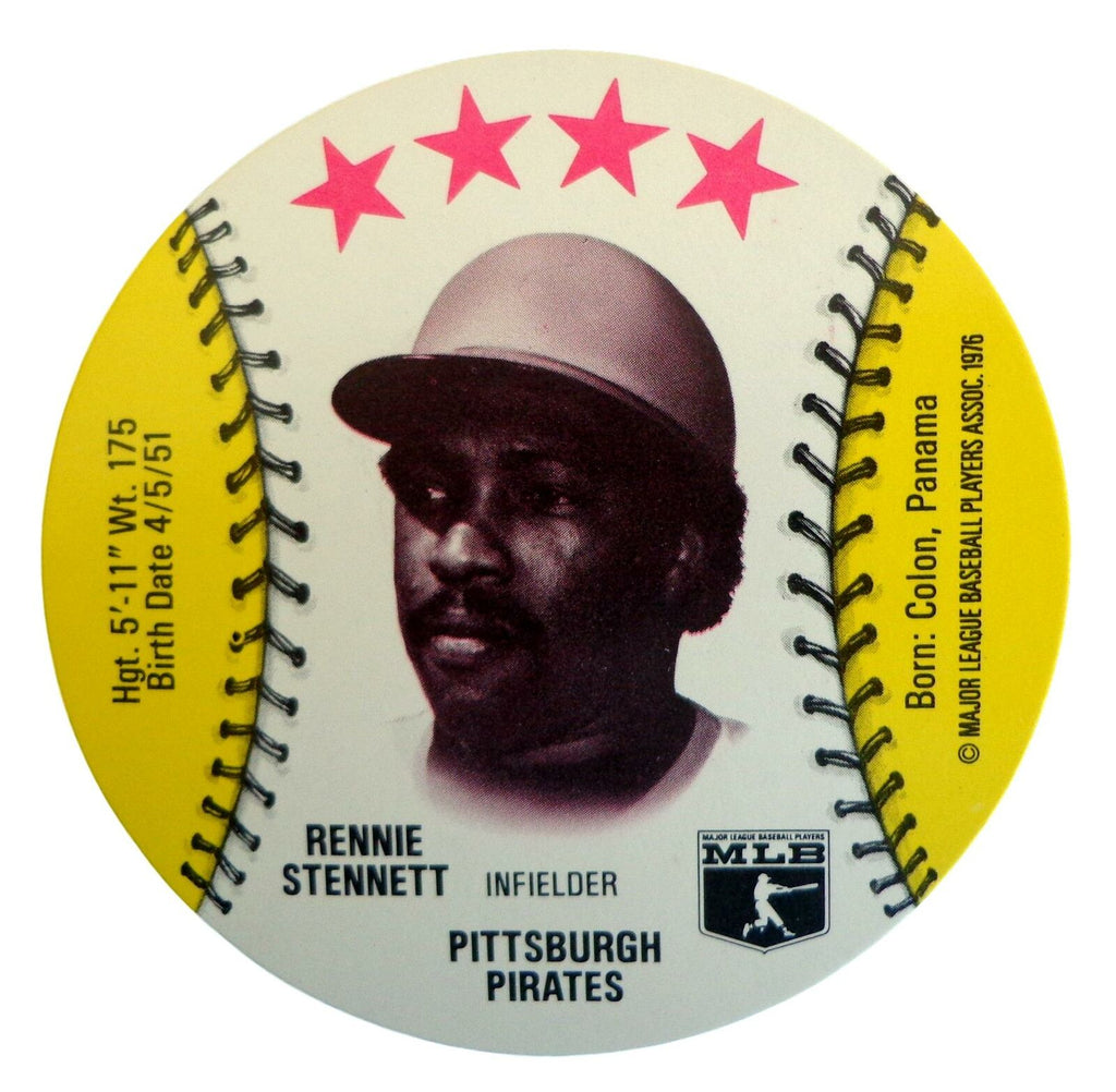 Lot of 22 - 1976 MSA Isaly's Discs Rennie Stennett Pittsburgh Gem Mint 153990