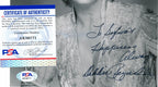 Debbie Reynolds Actress Autographed/Inscribed 8x10 B/W Photo PSA/DNA