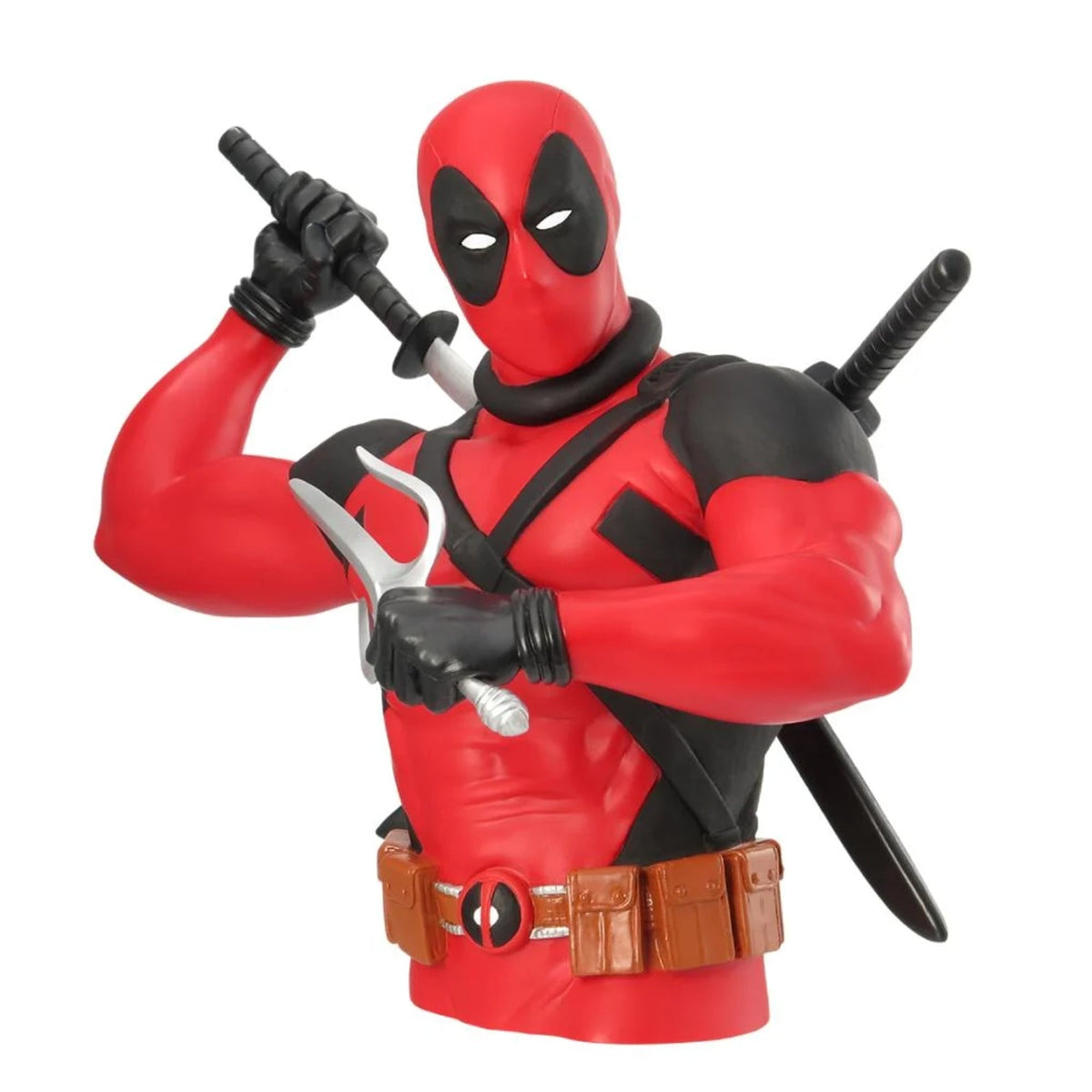 Monogram Marvel Deadpool Figural Coin Bank