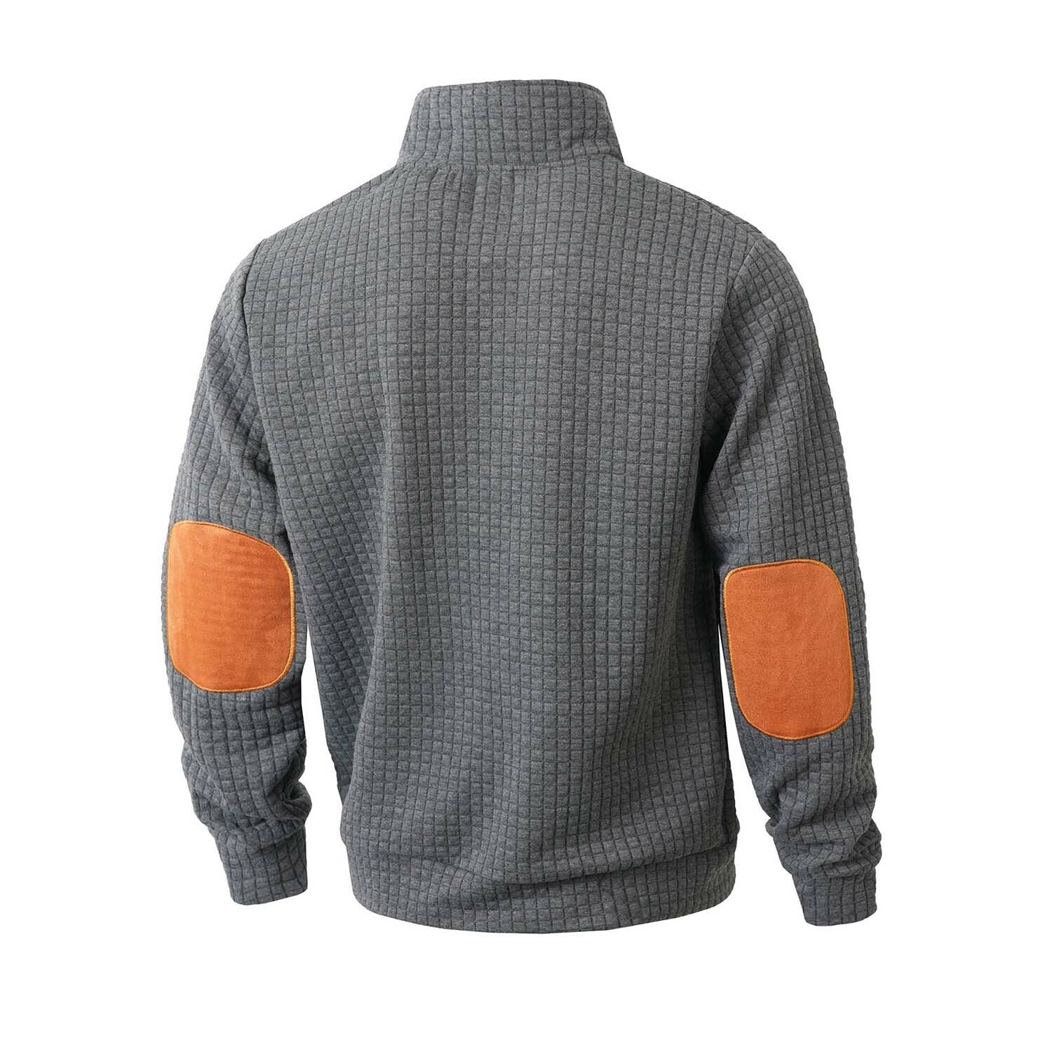 Quilted Sweatshirt // Grey