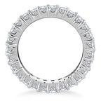 14k White Gold Common Prong Round Diamond Eternity Ring