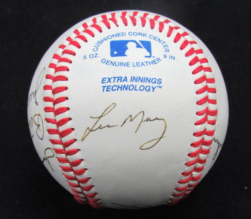 2013 Indians Fantasy Camp Multi-Autographed OML Baseball Cleveland Indians