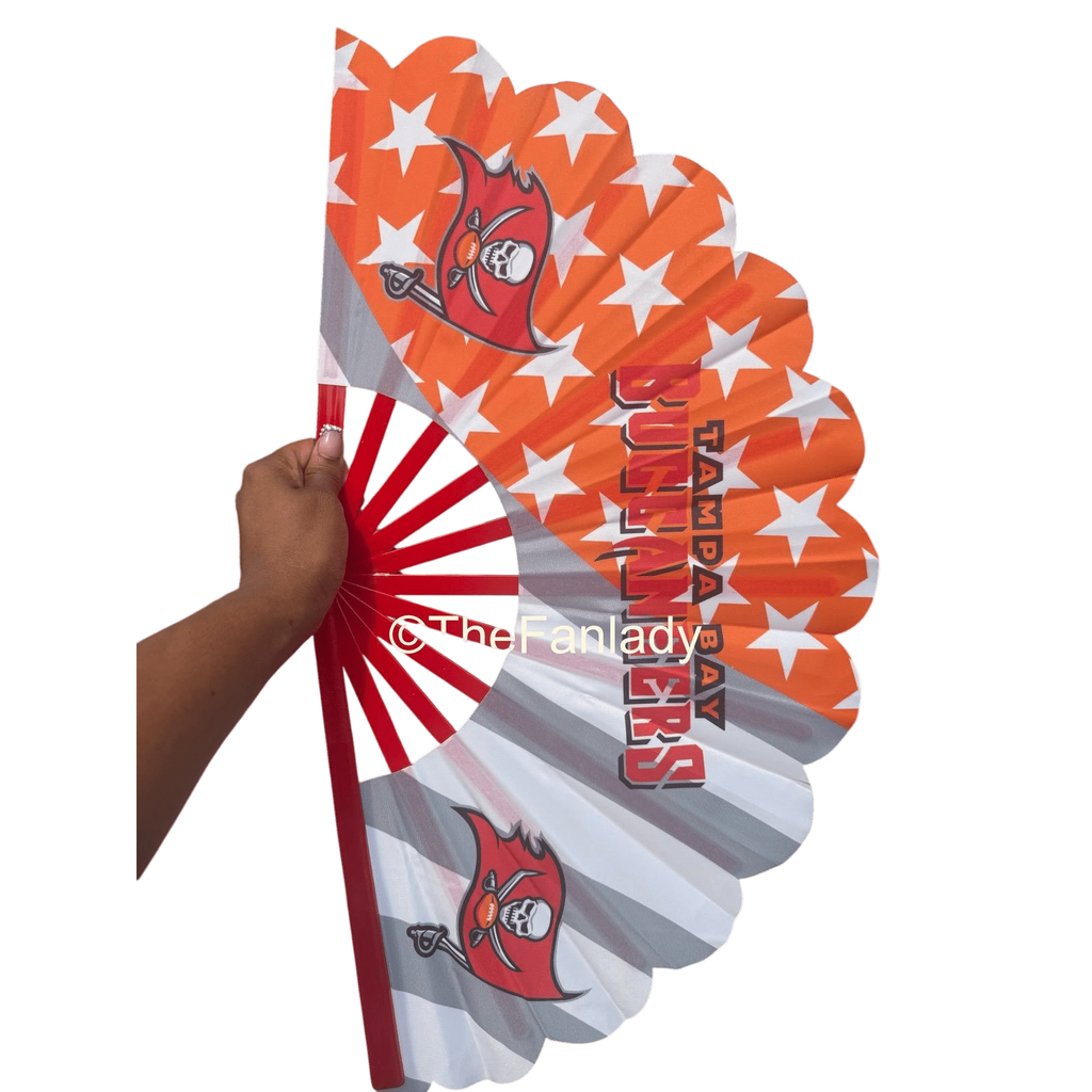 Tampa Bay Buccaneers Clack Fan | NFL Game Day Folding Hand Fan