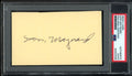Don Maynard HOF Autographed 3x5 Index Card New York Jets PSA/DNA