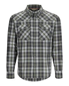 Simms Men's Brackett Long Sleeve Button Up Shirt Small Clover Plaid
