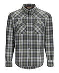 Simms Men's Brackett Long Sleeve Button Up Shirt Small Clover Plaid