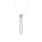 Peridot Fashion Pendants Sterling Silver