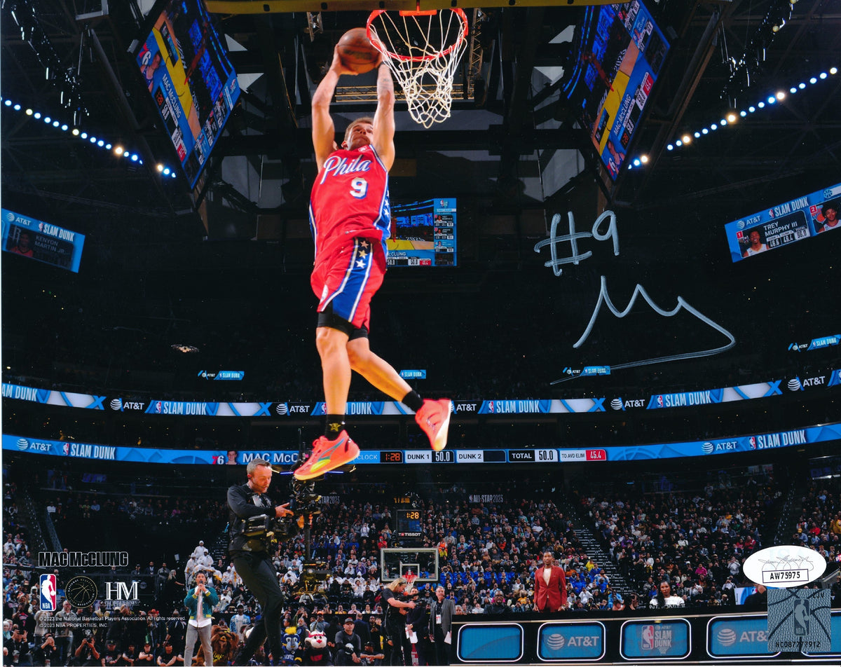 Mac McClung Signed/Autographed 8x10 Photo Philadelphia 76ers JSA 191749