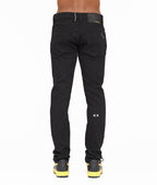 ROCKER SLIM DENIM JEANS IN BLACK