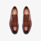Steadwell Cap // Cap-Toe Derby // Dark Tan Leather