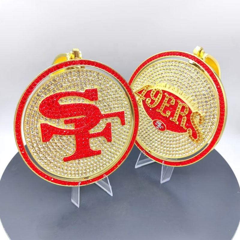 Rotating Sports Team Logo Pendant Necklace –  Perfect Gifts for True Fans