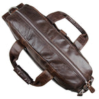 Flash Sale Vintage Leather Messenger Bag Mens Leather Briefcase