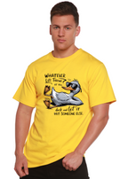 Whatever Life Throws at You Funny Unisex Bamboo/Cotton Graphic T-Shirt
