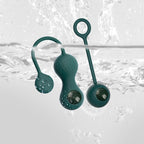 Crystal Duo Vibrating Kegel Ball Set