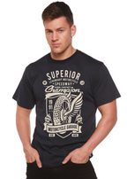 Superior Motorcycle Spun Bamboo® Men's Bamboo Viscose/Organic Cotton Short Sleeve Graphic T-Shirt