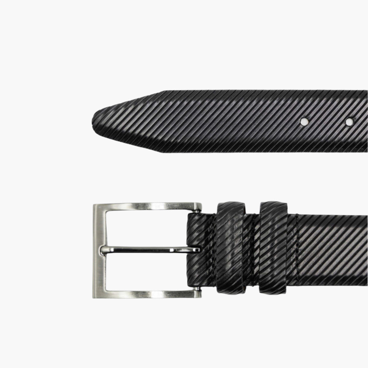 The Beveled Edge Black | 1.3" Width