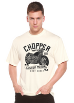 Chopper Custom Motors Men's Bamboo Viscose/Organic Cotton Short Sleeve Graphic T-Shirt