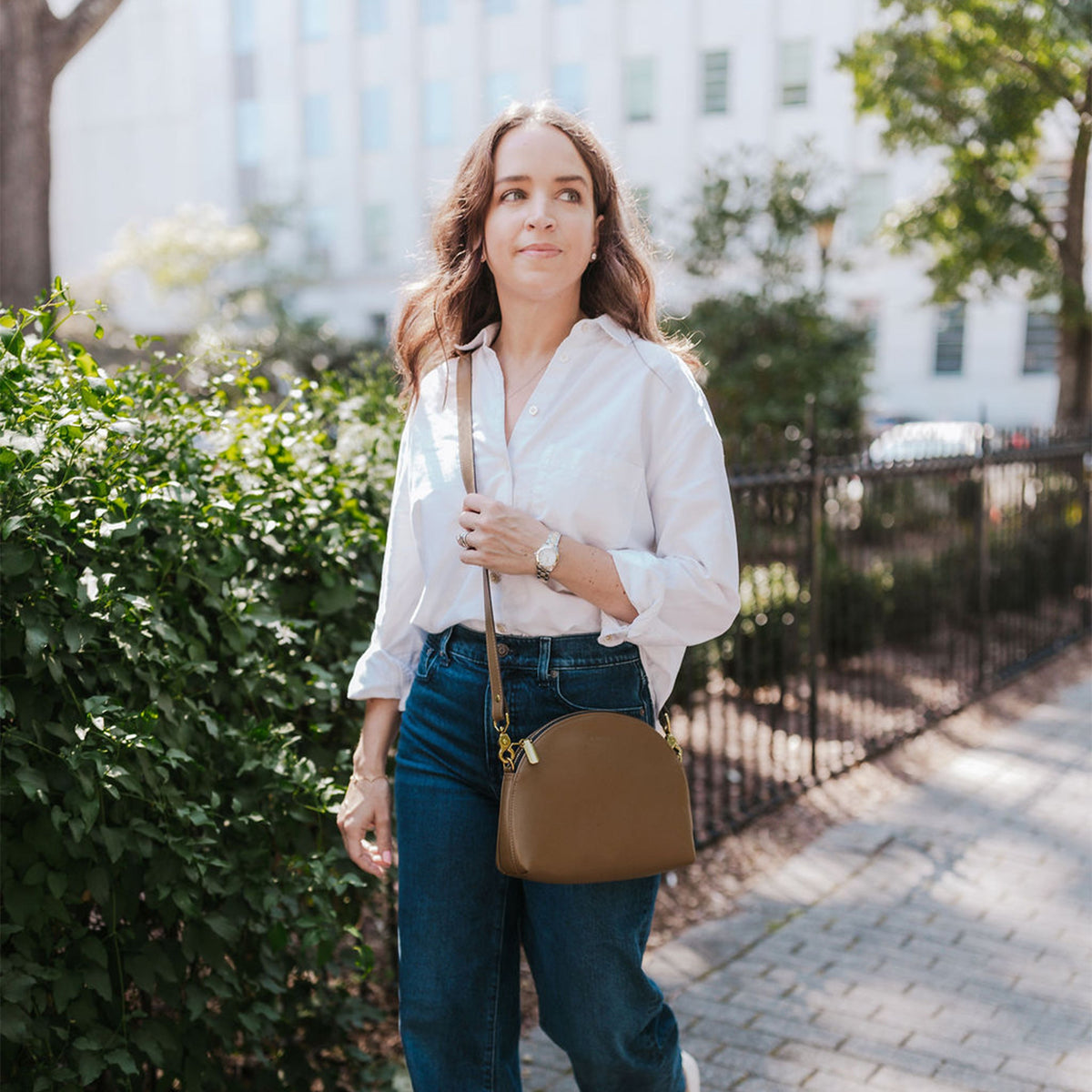 Hopper | Fatigue Leather Crossbody