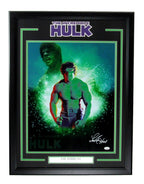 Lou Ferrigno Autographed 16x20 Photo "The Incredible Hulk" Framed JSA