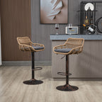 Modern Swivel Bar Stools Adjustable Counter Chairs