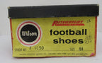 Pair of Vintage Wilson Riteweight Black Football Cleats Size 8.5  NIB 182906