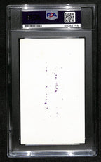 Carla  Laemmle Signed/Inscribed 3x5 Index Card "Dracula" 1931 PSA/DNA 183931